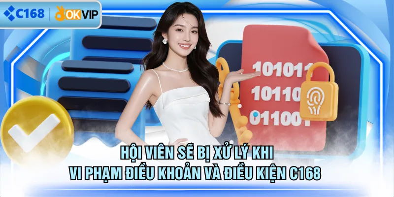 Hội viên sẽ bị xử lý khi vi phạm điều khoản và điều kiện C168 